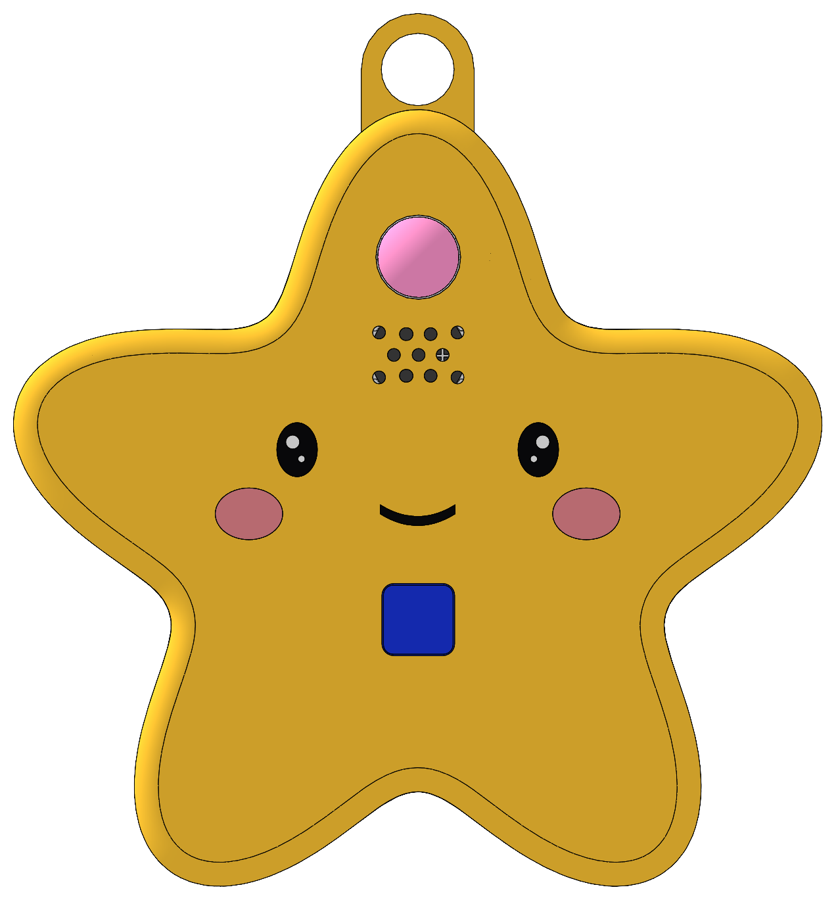 發光星星成品正面實物照